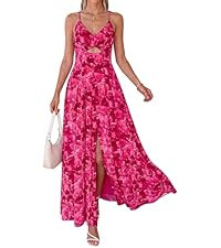 BTFBM Summer Dresses for Women 2026 Casual Spring Floral Sleeveless Ruffle Boho Cocktail Wedding ... | Amazon (US)