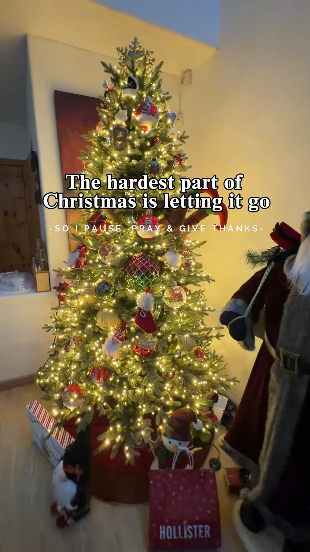 Putting the Christmas tree away is always bittersweet for me. Before I do, I like to pause, pray over the year ahead, and thank God for everything this season gave me. Today is for gratitude, quiet prayers, coffee, and letting the lights glow just a little longer.

#LTKdayinmylife #LTKselfcare #LTKHome