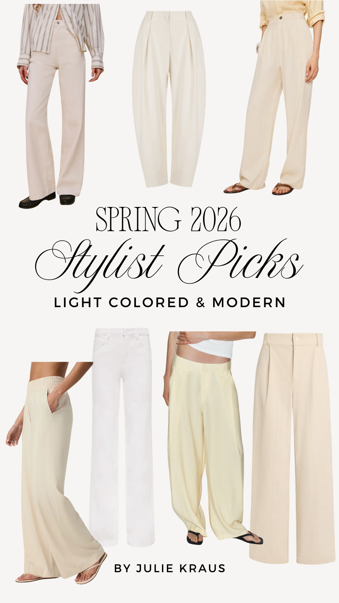My top picks for light colored pants this spring. I always tell my clients a light pant is one of the most versatile things you can add to your wardrobe. 

Light Colored Pants • Spring Pants • Spring Style 2026 

 #LTKSeasonal #LTKOver40