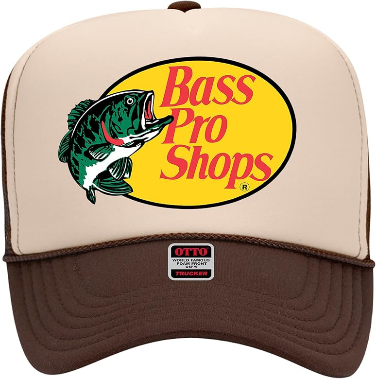 Bass Original Fishing Pro Foam Trucker Hat - Vintage Graphic Snapback Hat for Men and Women | Amazon (US)