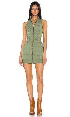 superdown Sofia Belted Mini Dress in Army Green from Revolve.com | Revolve Clothing (Global)