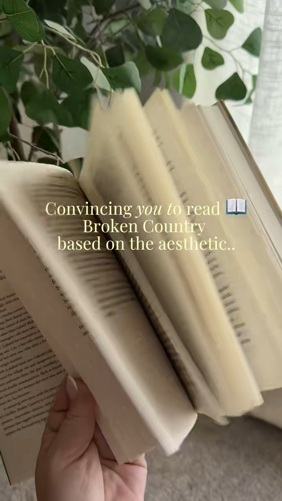 Convincing you to read Broken Country based on the aesthetic 📖

#LTKselfcare