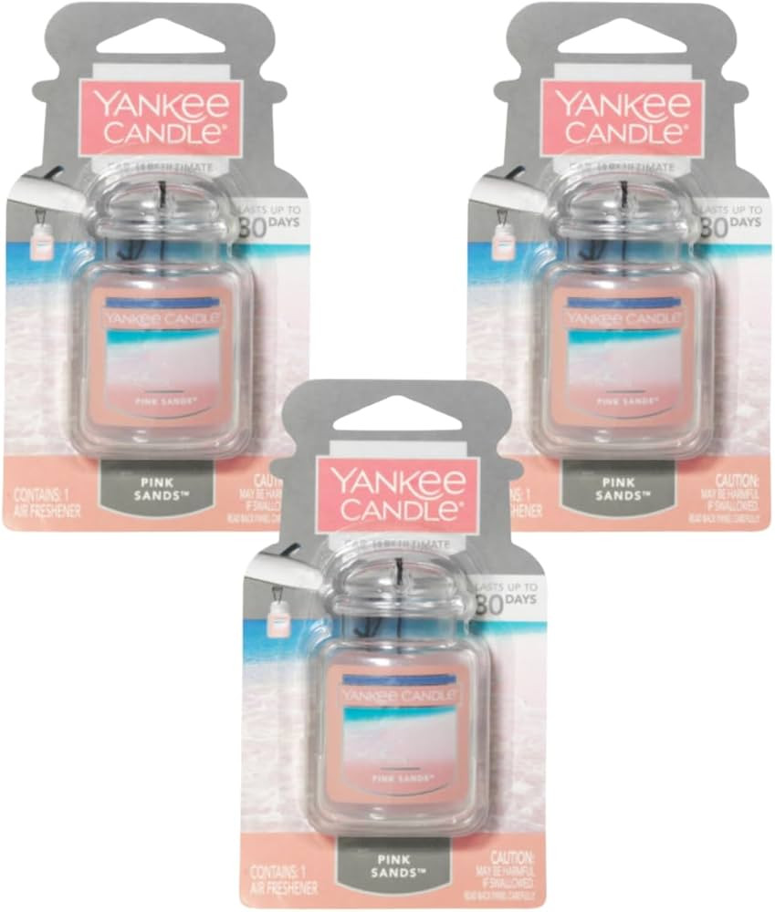 Amazon.com: Yankee Candle Car Air Fresheners, Hanging Car Jar Ultimate, Neutralizes Odors Up To 3... | Amazon (US)