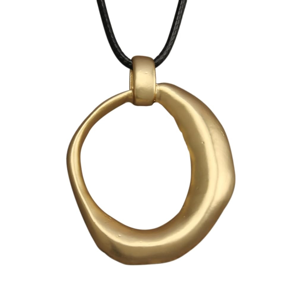 GelConnie Wooden Necklaces for Women Gold Leather Necklace Long Boho Layered Necklace Silver Hipp... | Amazon (US)