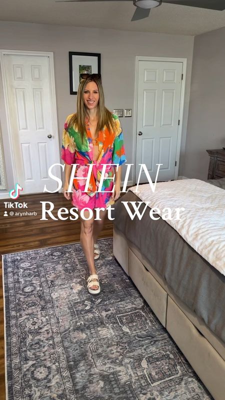 Shein resort wear , shein vacation outfit  , vacation style , swimwear , swim coverup 

#LTKfindsunder50 #LTKSeasonal #LTKswim