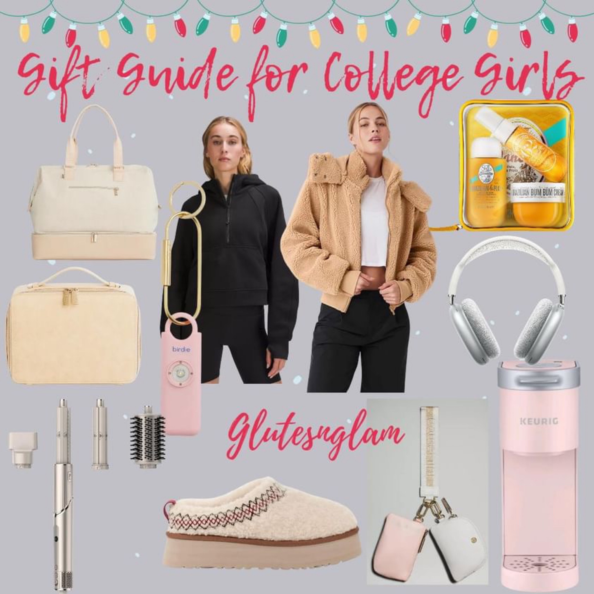 Gift guide for a young adult girl, college girl gift guide, Christmas gift guide, gifts for girls, gifts for her, holiday shopping, lululemon, Apple headphones, Ugg Tazz  

#LTKGiftGuide #LTKfindsunder100 #LTKsalealert