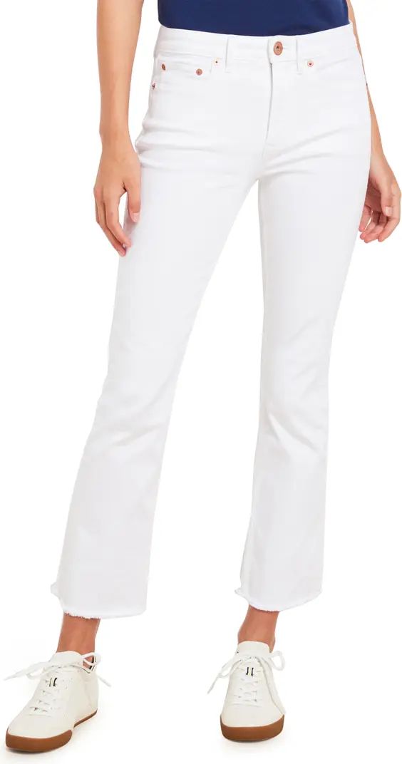 vineyard vines Jamie Crop Kick Flare Jeans | Nordstrom | Nordstrom