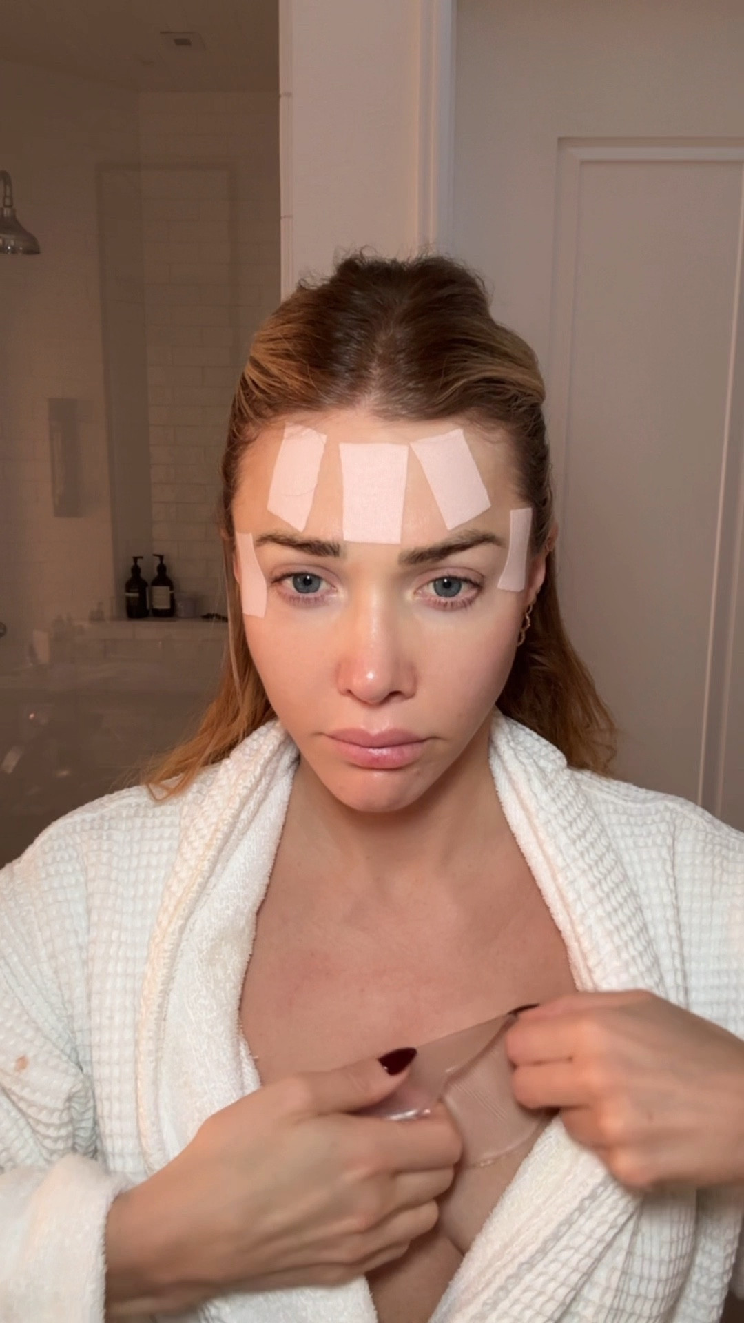 Morning beauty routine with gua sha, cupping and skincare 🎀