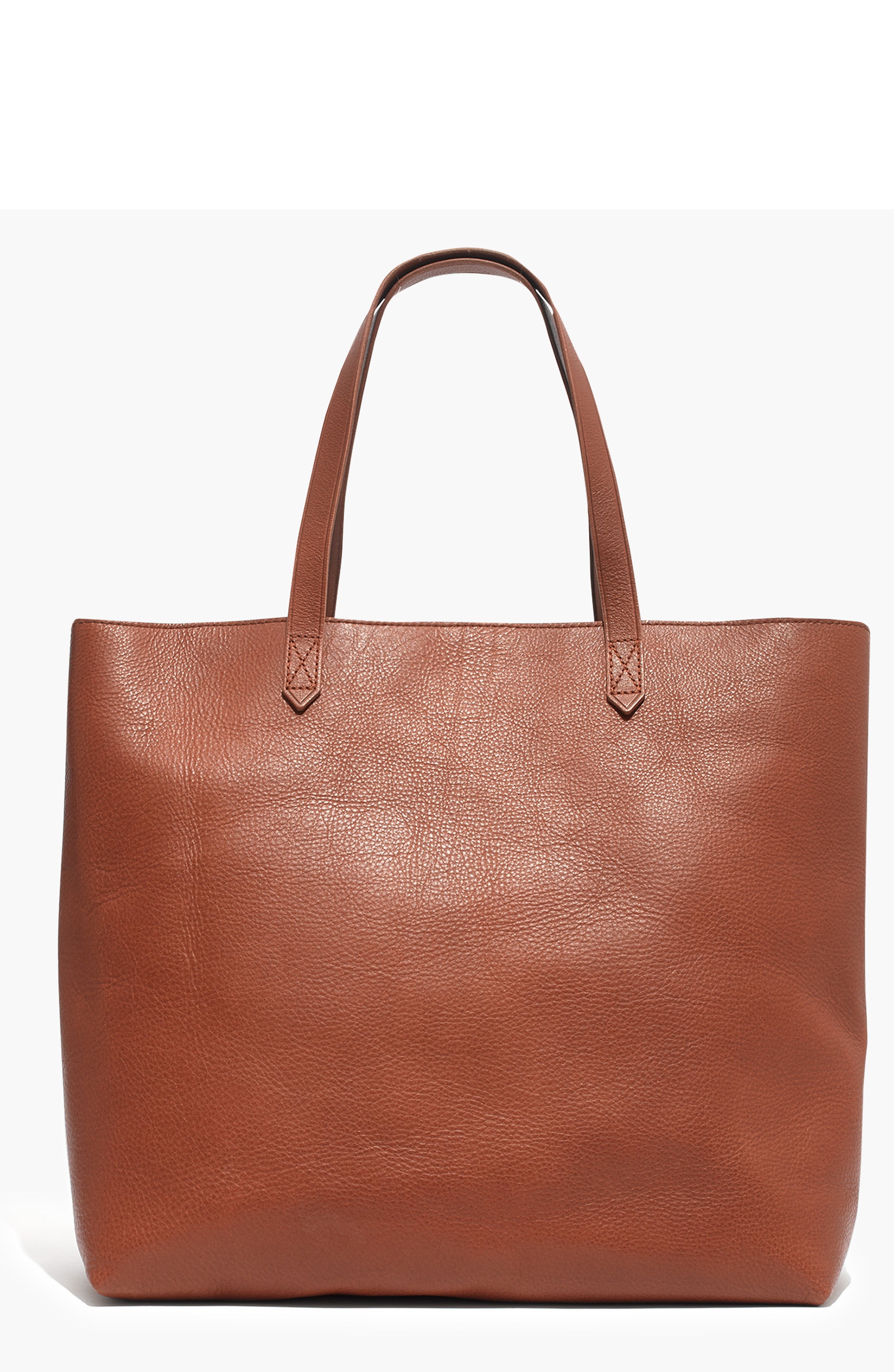 Madewell Zip Top Transport Leather Tote | Nordstrom