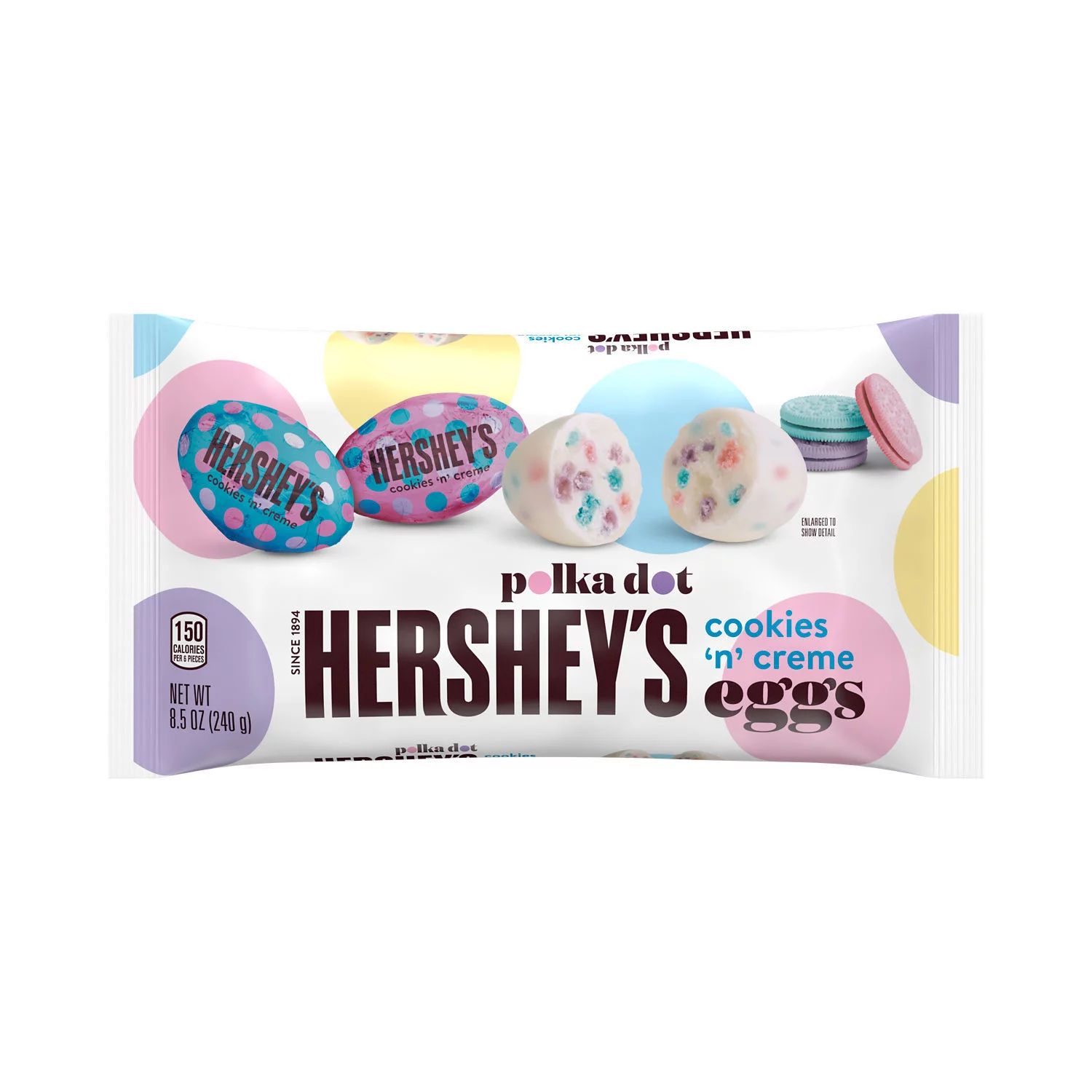 HERSHEY'S, Cookies 'n' Creme Eggs, Easter Candy, 8.5 oz, Bag | Walmart (US)