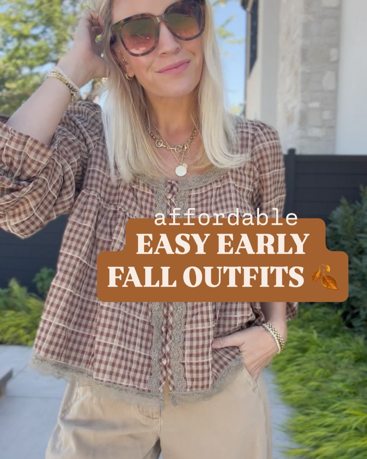 Comment SHOP and I’ll send links! Early fall outfit inspo 🍂🎃