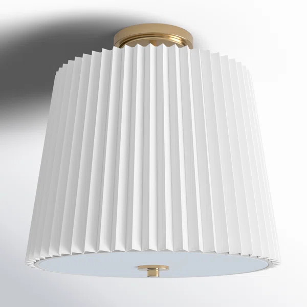 Anish Cotton Semi Flush Mount | Wayfair North America
