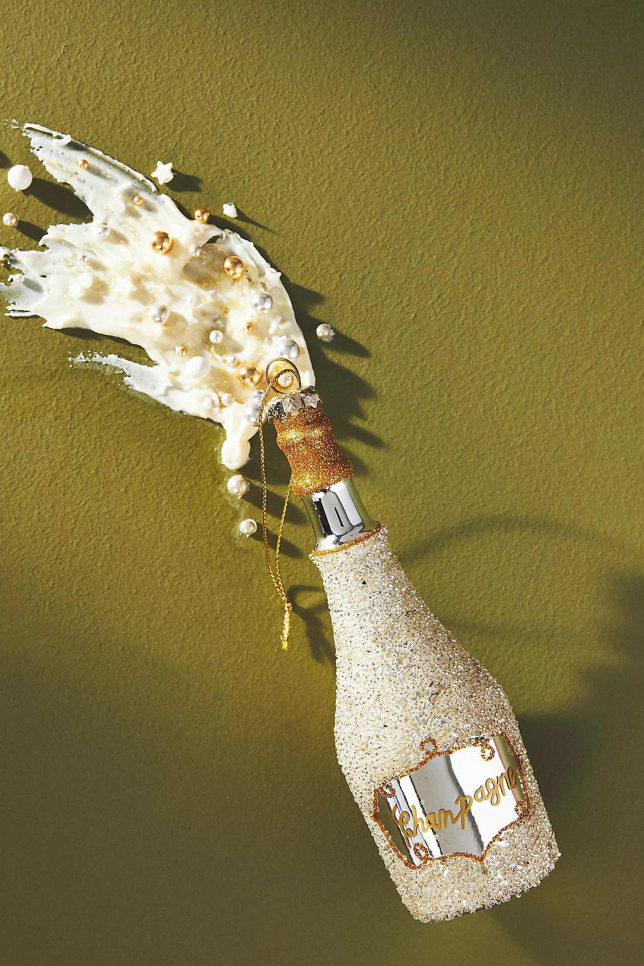 Champagne Bottle Ornament | Anthropologie (US)