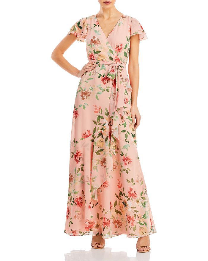 Flutter Sleeve Maxi Dress | Bloomingdale's (US)