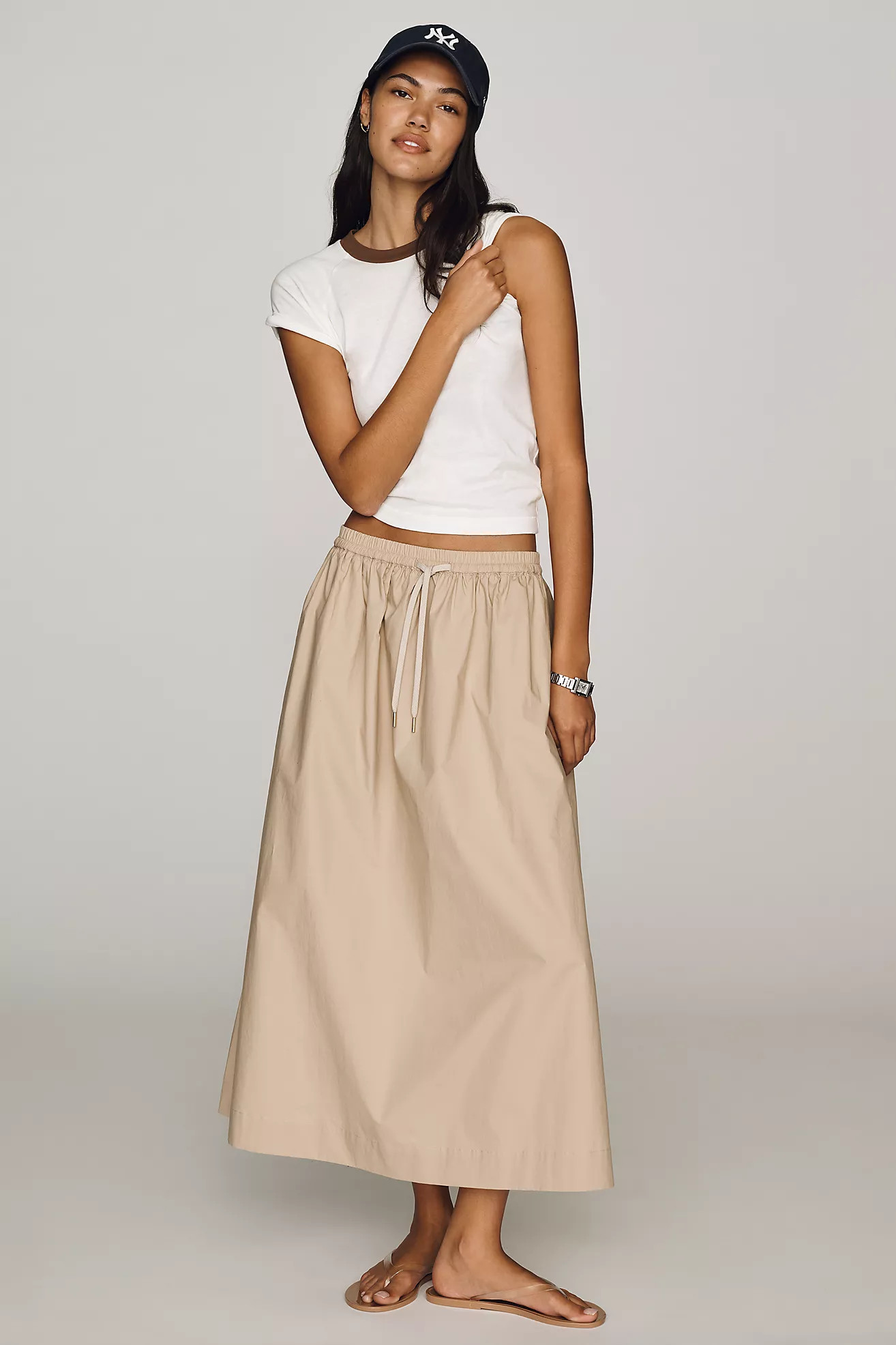 Varley Cambria Midi Skirt | Anthropologie (US)