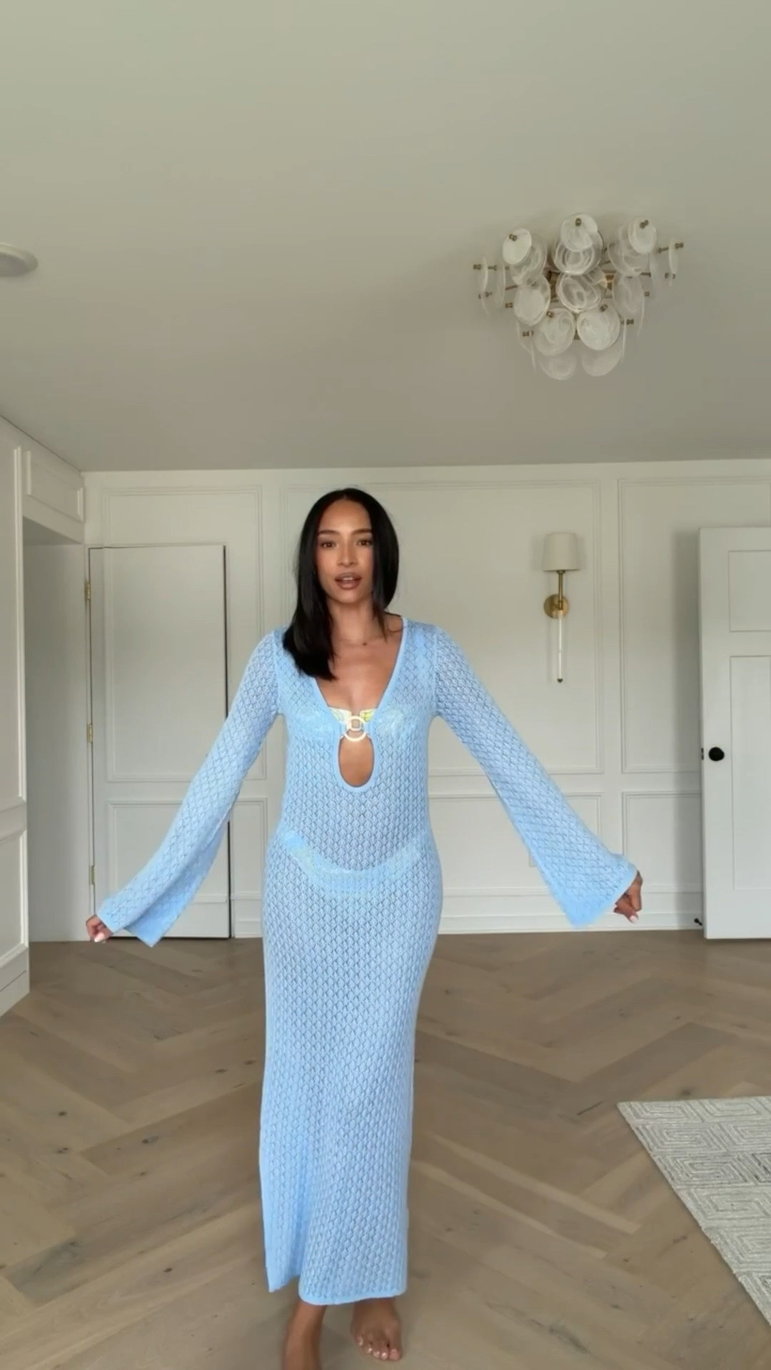 20% OFF almost everything at Abercrombie 🩵 This shade of blue is so pretty and the material is super lightweight! Wearing size P bikini top, size M bikini bottoms and size S crochet cover up dress 

summer outfit, vacation outfit, mom outfit, postpartum outfit, pool outfit, beach outfit, resort wear, beach cover up

#LTKSaleAlert #LTKSeasonal
