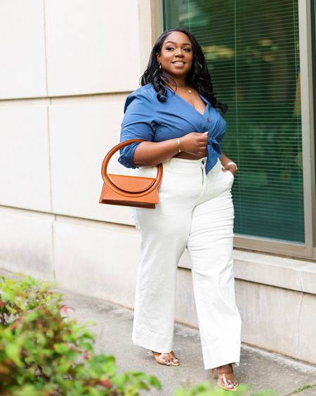 White plus size denim straight leg jeans from Universal Standard. Great fit and perfect Spring wardrobe staple 🤍✔️ //white denim // plus size jeans// straight leg jeans// wide leg jeans// white jeans 

#LTKstyletip #LTKSeasonal #LTKcurves