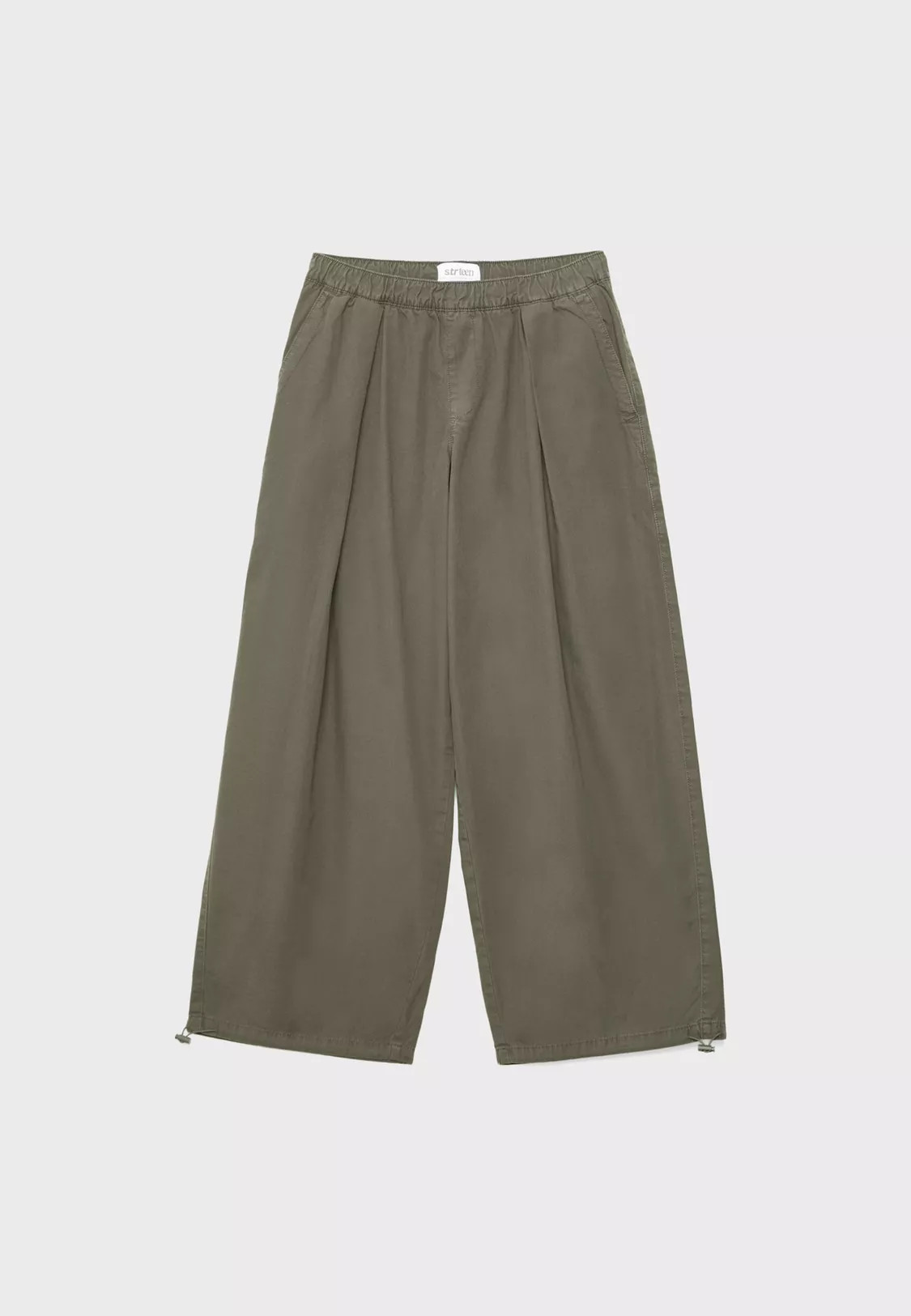 Stradivarius Pantalon barrel popeline stoppers Marron 48 | Stradivarius (FR)