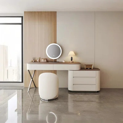 39.37"Minimalist Luxury Vanity Table | Wayfair North America