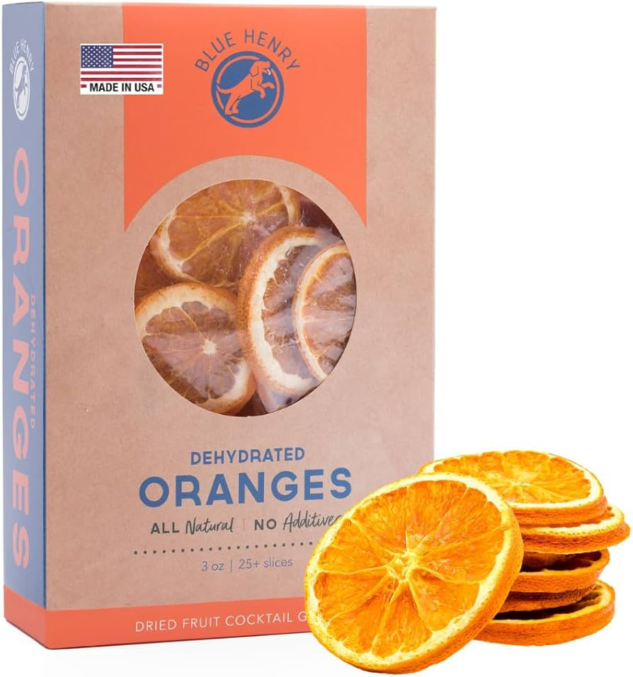 BlueHenry Dehydrated Orange Wheels - 3 oz - 25+ slices - Natural Fruit | Amazon (US)