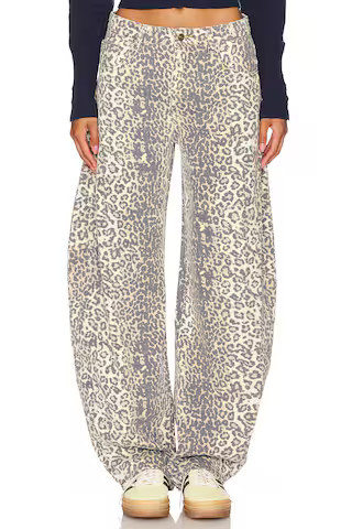 LIONESS Horseshoe Jean in Leopard Fade from Revolve.com | Revolve Clothing (Global)