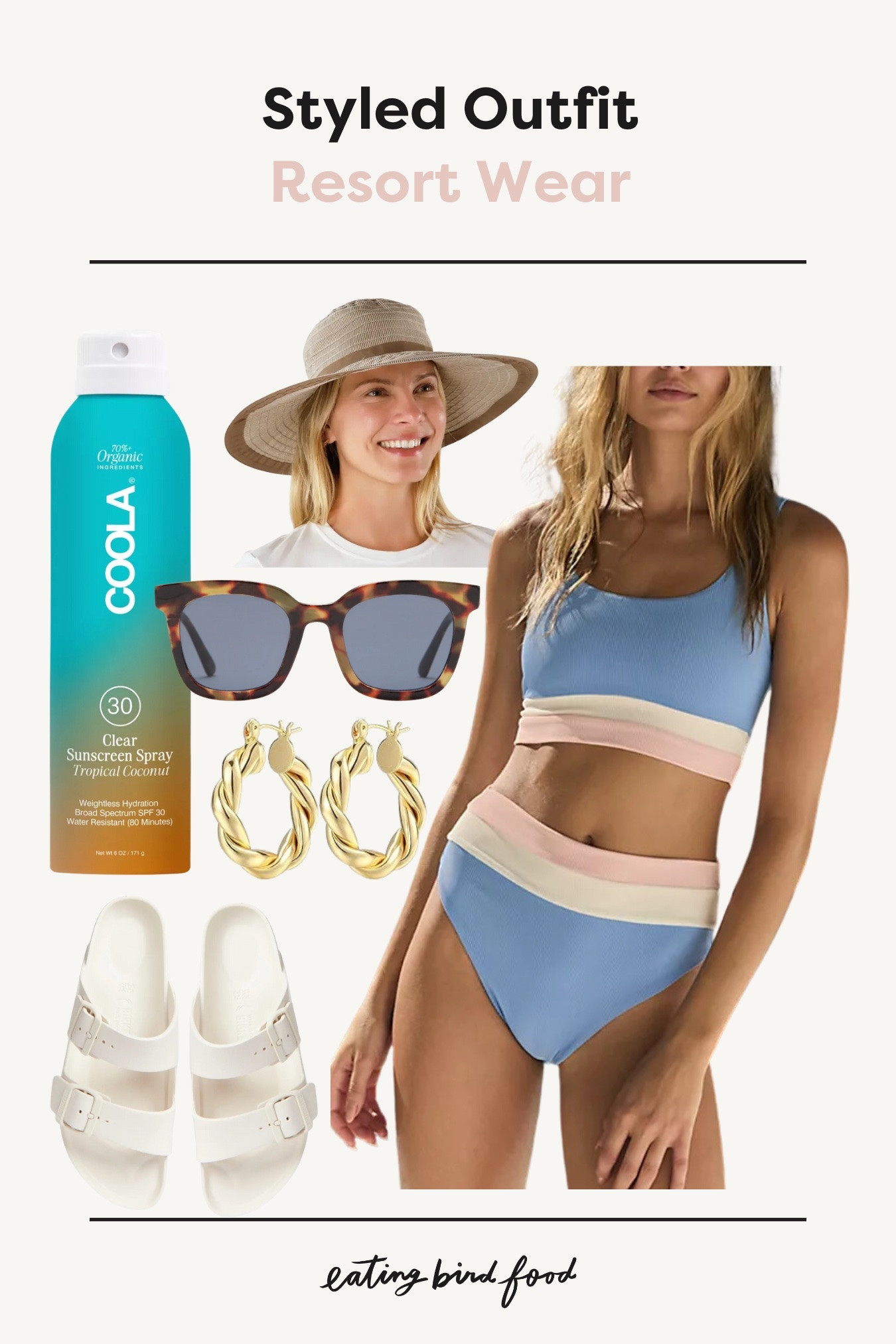 Vacation mode activated! This Beach Riot set from Free People is the ultimate combo of flattering and fun. 🌴

Paired with my favorite slides, hat, and sunnies to keep it effortless. The Coola sunscreen is a must-have for all-day protection! 🌞
#LTKSwim

#LTKStyleTip #LTKSeasonal #LTKTravel