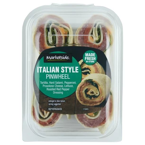 Marketside Italian Style Pinwheel, 4 Count, (Made Fresh In-Store) | Walmart (US)