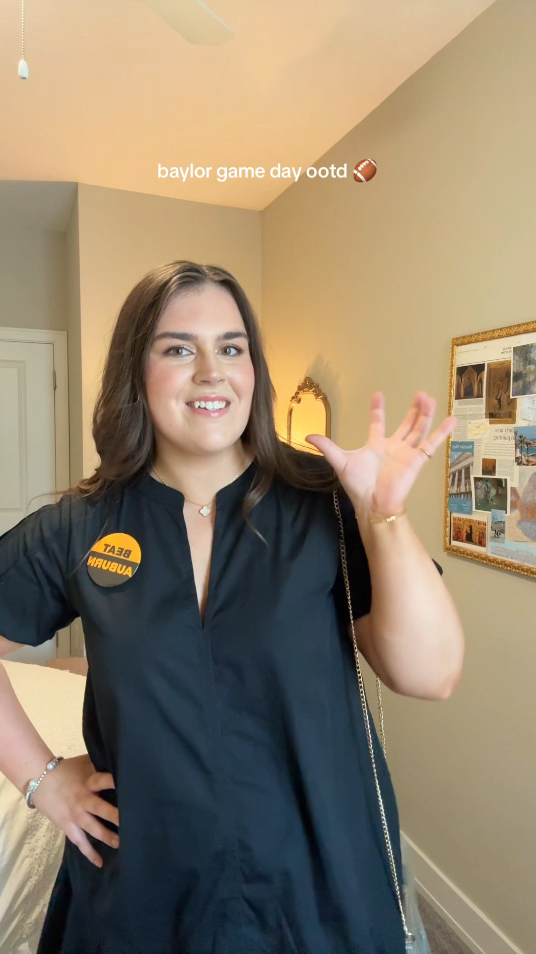 baylor game day outfit for our first football game vs. auburn! love some stadium style, especially this outfit i came up with 

 