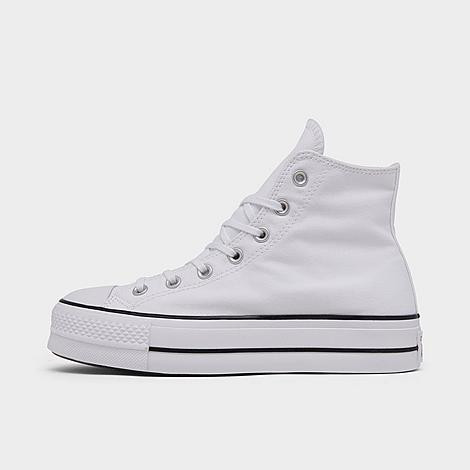 Converse Women's Chuck Taylor All Star Lift Platform Casual Shoes in Black/White Size: 8.0 | Finish Line (US)