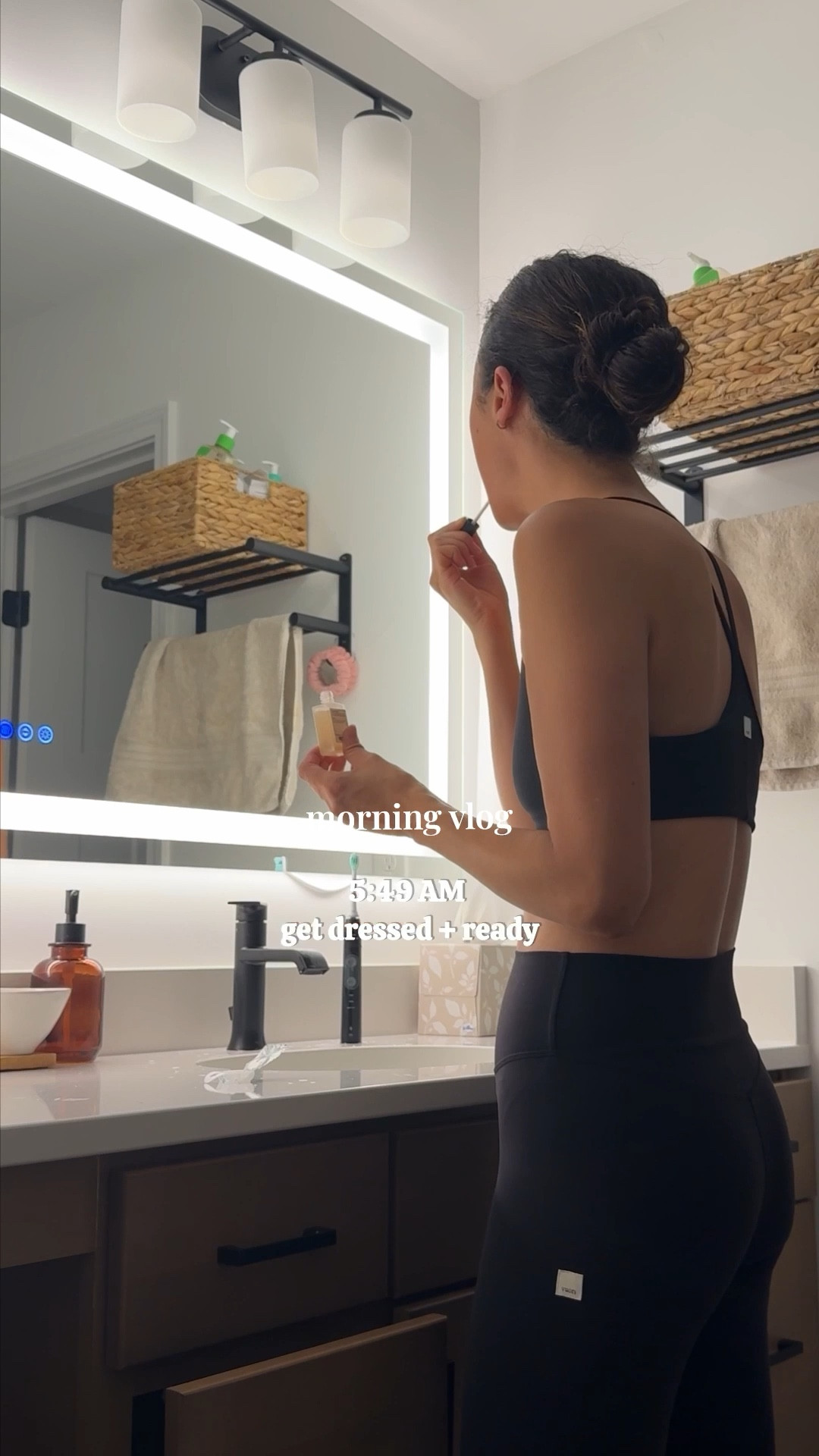 Links from my morning routine. Wearing a size small in set and medium in sweatshirt 