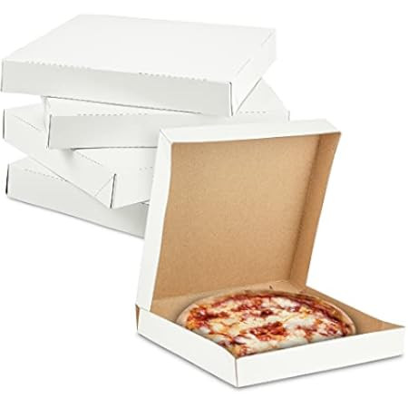 MT Products 10" x 10" x 1.5" and 12" x 12" x 1 7/8" White Clay Coated Cardboard Extra Thin Lock Corn | Amazon (US)