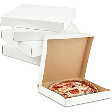 MT Products 10" x 10" x 1.5" and 12" x 12" x 1 7/8" White Clay Coated Cardboard Extra Thin Lock Corn | Amazon (US)