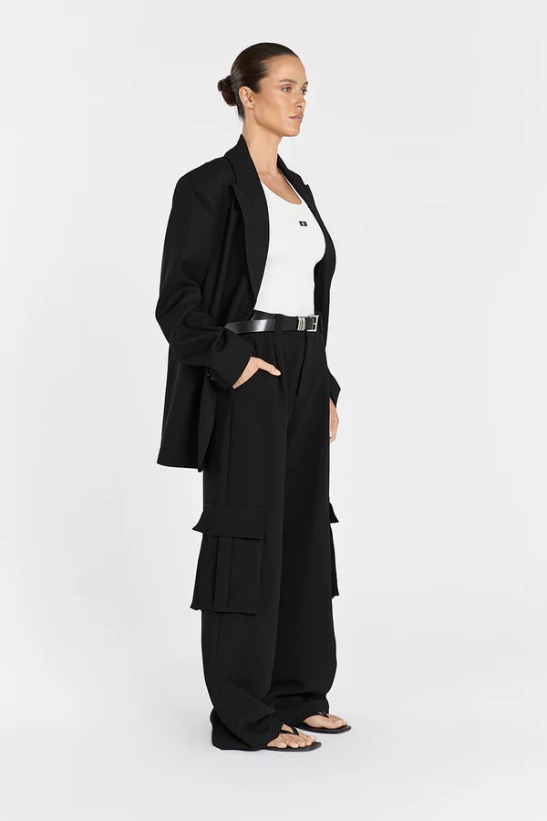 WILLA BLACK CARGO PANT | DISSH