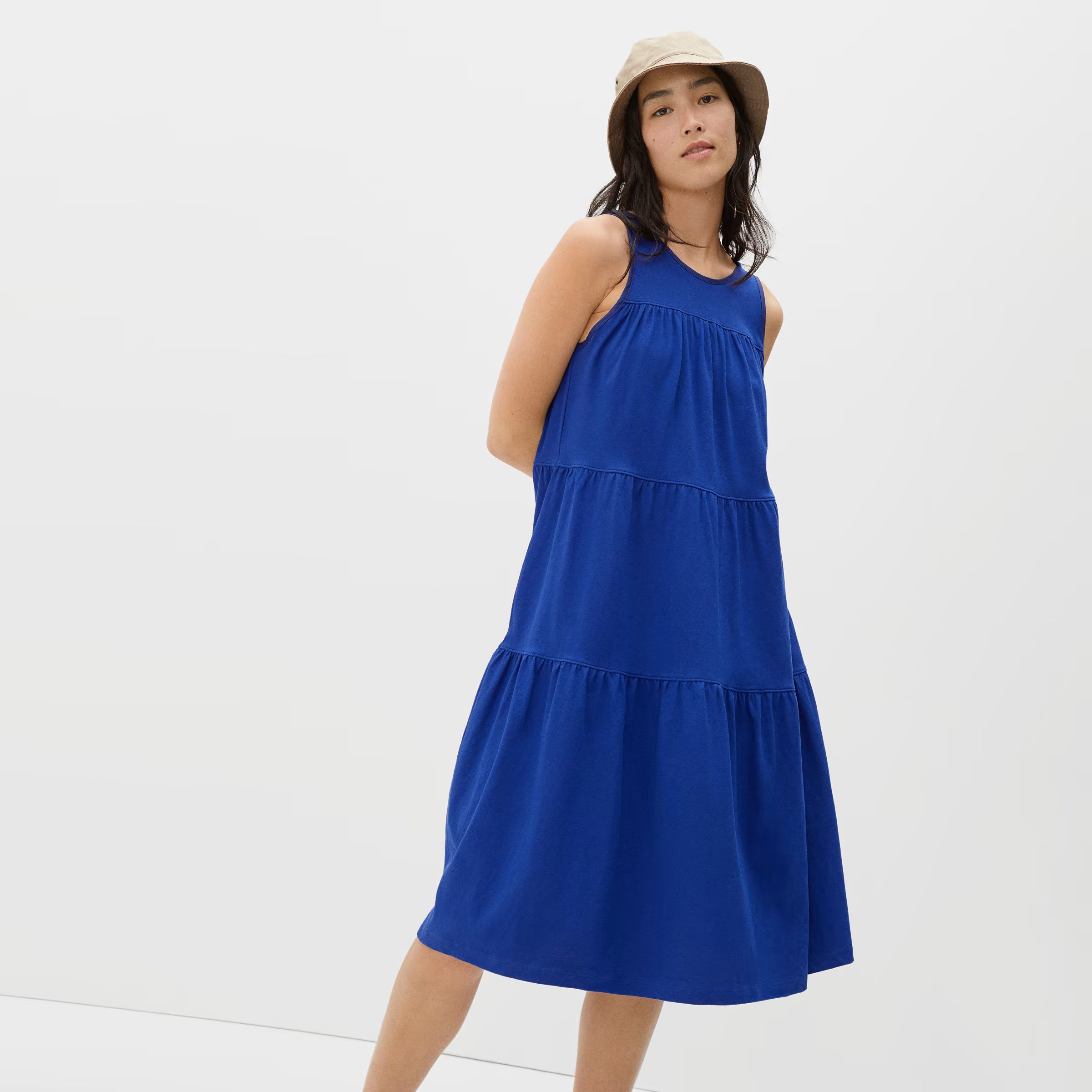 The Weekend Tiered Dress | Everlane