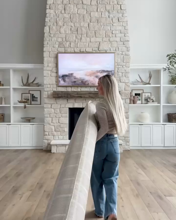 Loving how this cozy corner came together with my favorite Wayfair finds! The textured ottomans, neutral rug, and coffee table create such a warm, inviting vibe. Perfect for relaxing! #wayfairpartner #wayfair @wayfair