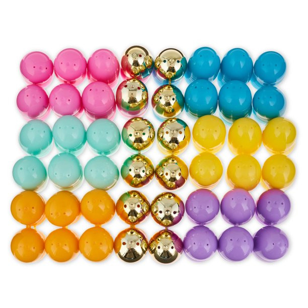 Way to Celebrate Easter 40 MM Bright and Pastel Fillable Plastic Easter Eggs, 144 Count - Walmart... | Walmart (US)