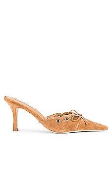 Tony Bianco Shae Mule in Butterscotch Suede from Revolve.com | Revolve Clothing (Global)