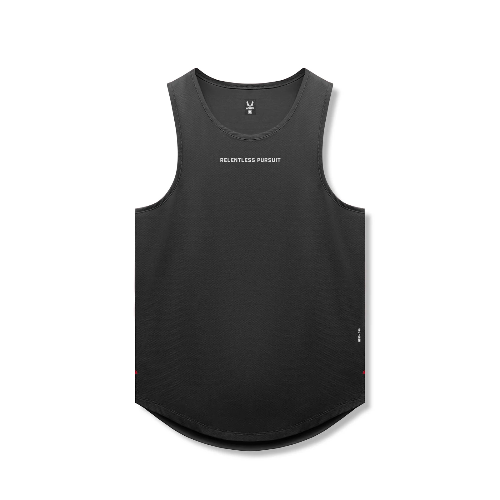 0830. AeroSilver® Tank Top - Black "RP" | ASRV