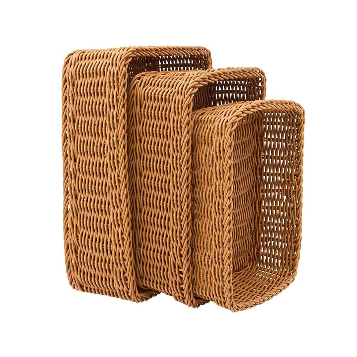 The Lakeside Collection Sienna Shallow Woven Baskets | Target