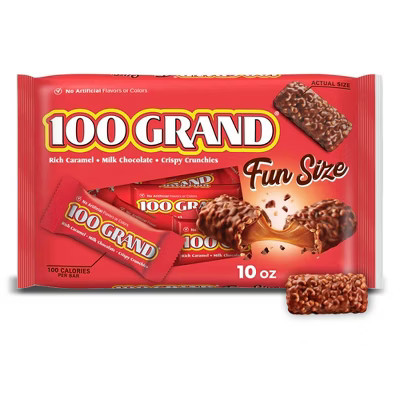 100 Grand Fun Size Chocolate Candy - 10oz | Target