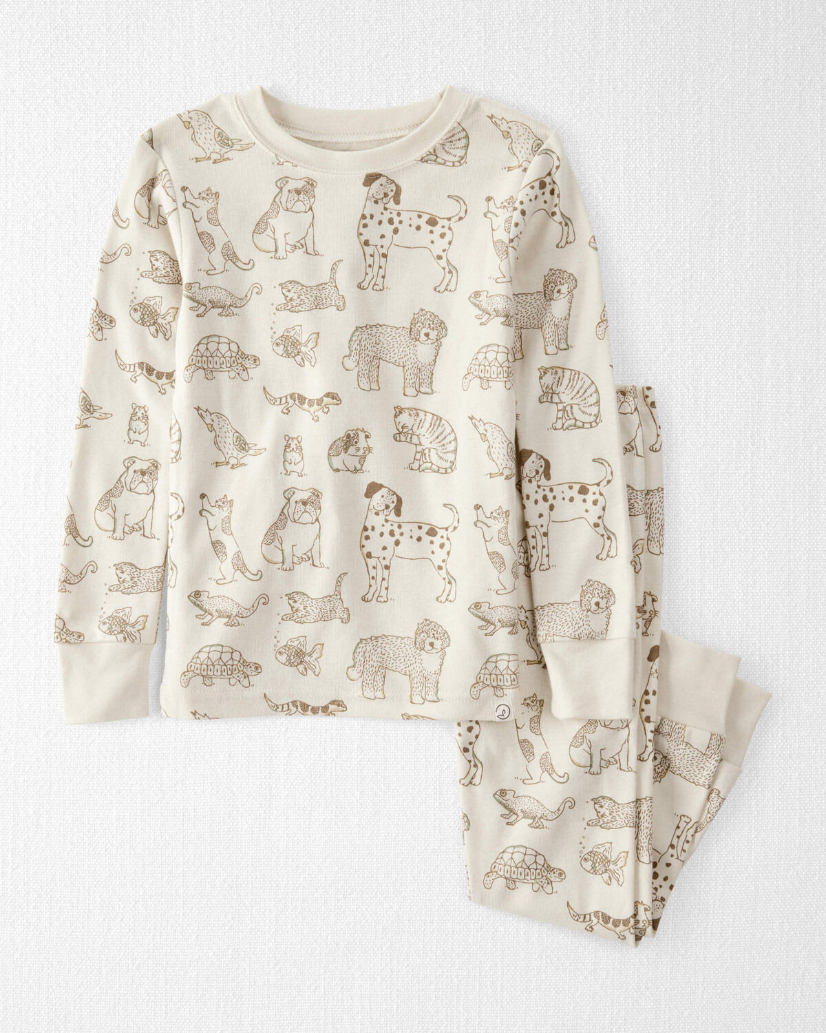 Toddler Pet Print Organic Cotton 2-Piece Pajamas - Little Planet | Carter's | Carter's Inc