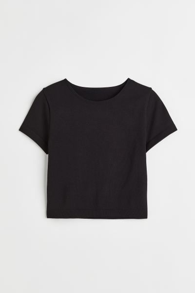 THERMOLITE® Ribbed T-shirt | H&M (US + CA)