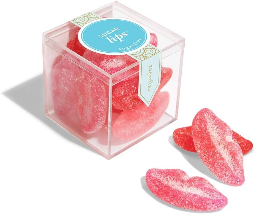 Sugarfina Sugar Lips Small Candy Cube, Gummies, 3.2oz, 1 Count | Amazon (US)