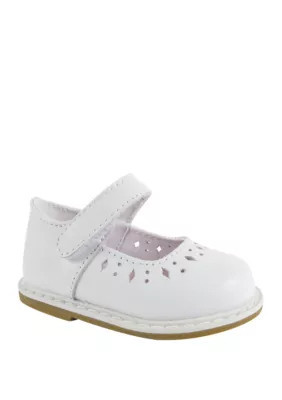 Crown & Ivy Baby Girls White Mary Jane Shoes, 5M Little Kid | Belk