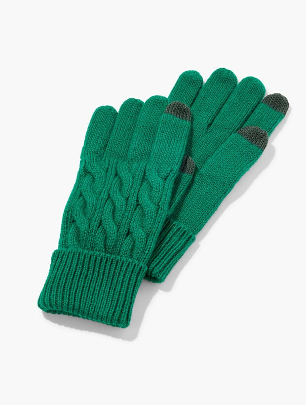Soft Cable Knit Gloves | Talbots