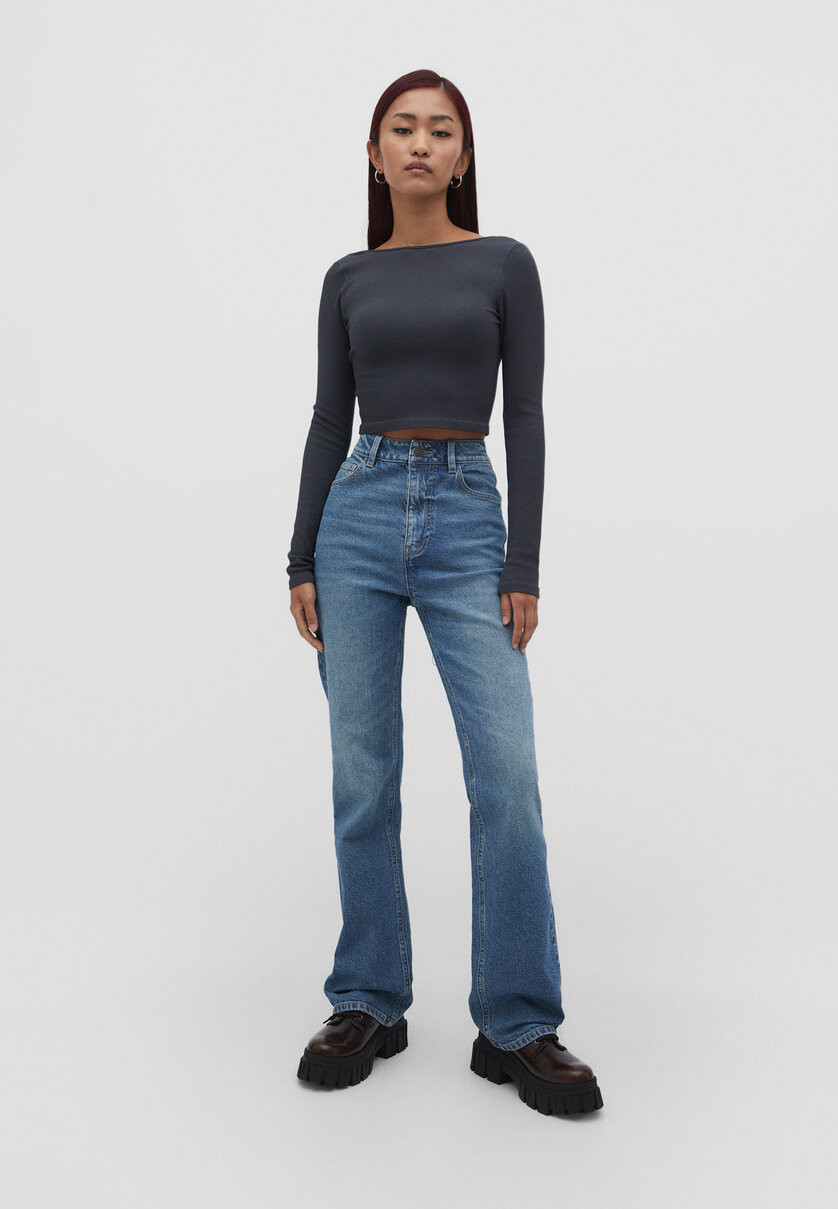Straight comfort fit jeans | Stradivarius (UK)