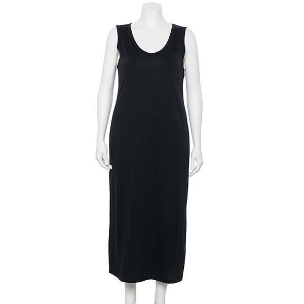 Juniors' Plus Size SO® Scoopneck Tank Knit Midi Dress | Kohl's