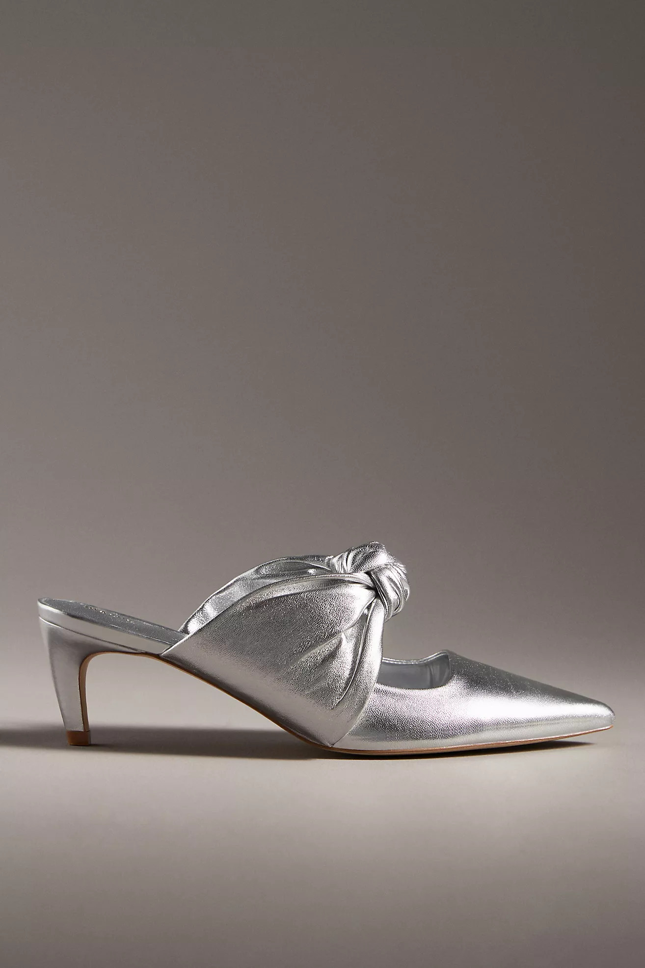 Maeve Knotted Mule Heels | Anthropologie (US)