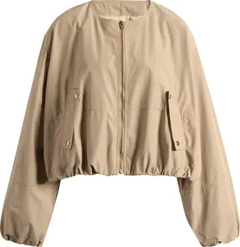 Madewell Bubble Sleeve Bomber Jacket | Nordstrom | Nordstrom