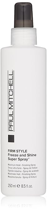 Paul Mitchell Freeze and Shine Super Hairspray, Maximum Hold, Shiny Finish Hairspray, For Coarse ... | Amazon (US)